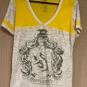 Hufflepuff semi see through tee